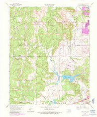 Lake Sahoma Oklahoma Historical topographic map, 1:24000 scale, 7.5 X 7.5 Minute, Year 1959