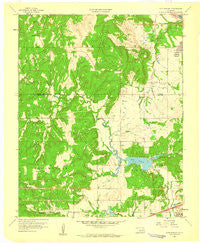 Lake Sahoma Oklahoma Historical topographic map, 1:24000 scale, 7.5 X 7.5 Minute, Year 1959
