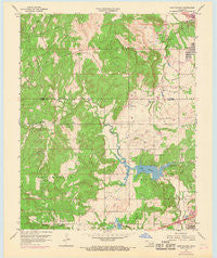 Lake Sahoma Oklahoma Historical topographic map, 1:24000 scale, 7.5 X 7.5 Minute, Year 1959