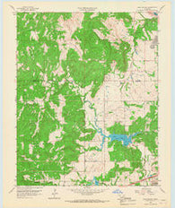 Lake Sahoma Oklahoma Historical topographic map, 1:24000 scale, 7.5 X 7.5 Minute, Year 1959