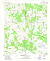 Lake West Oklahoma Historical topographic map, 1:24000 scale, 7.5 X 7.5 Minute, Year 1980