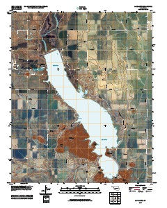 Lake Altus Oklahoma Historical topographic map, 1:24000 scale, 7.5 X 7.5 Minute, Year 2010