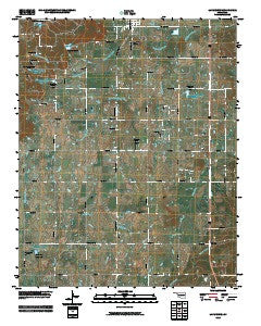 Lake Boren Oklahoma Historical topographic map, 1:24000 scale, 7.5 X 7.5 Minute, Year 2010