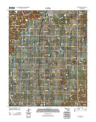 Lake Boren Oklahoma Historical topographic map, 1:24000 scale, 7.5 X 7.5 Minute, Year 2012