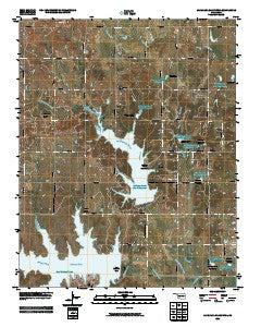 Lake Carl Blackwell Oklahoma Historical topographic map, 1:24000 scale, 7.5 X 7.5 Minute, Year 2009
