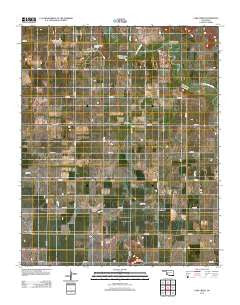 Lake Creek Oklahoma Historical topographic map, 1:24000 scale, 7.5 X 7.5 Minute, Year 2012
