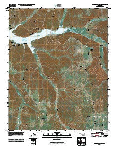 Lake Eucha East Oklahoma Historical topographic map, 1:24000 scale, 7.5 X 7.5 Minute, Year 2010