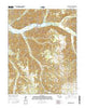 Lake Eucha East Oklahoma Current topographic map, 1:24000 scale, 7.5 X 7.5 Minute, Year 2016