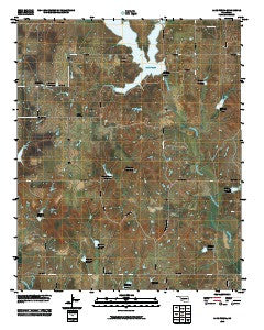 Lake Fuqua Oklahoma Historical topographic map, 1:24000 scale, 7.5 X 7.5 Minute, Year 2010