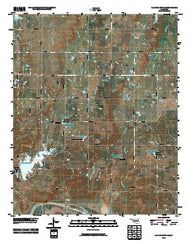 Lake Holdenville Oklahoma Historical topographic map, 1:24000 scale, 7.5 X 7.5 Minute, Year 2010