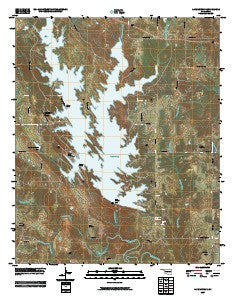 Lake Murray Oklahoma Historical topographic map, 1:24000 scale, 7.5 X 7.5 Minute, Year 2009