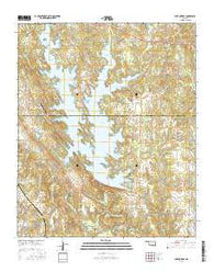 Lake Murray Oklahoma Current topographic map, 1:24000 scale, 7.5 X 7.5 Minute, Year 2016