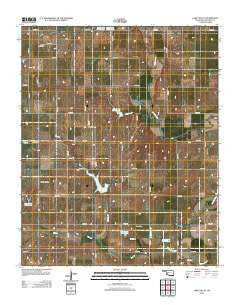 Lake Valley Oklahoma Historical topographic map, 1:24000 scale, 7.5 X 7.5 Minute, Year 2012