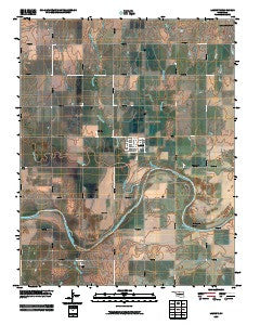 Lamont Oklahoma Historical topographic map, 1:24000 scale, 7.5 X 7.5 Minute, Year 2009