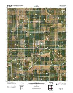 Lamont Oklahoma Historical topographic map, 1:24000 scale, 7.5 X 7.5 Minute, Year 2013