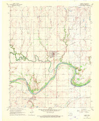 Lamont Oklahoma Historical topographic map, 1:24000 scale, 7.5 X 7.5 Minute, Year 1968