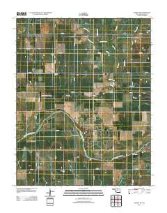Lamont NW Oklahoma Historical topographic map, 1:24000 scale, 7.5 X 7.5 Minute, Year 2013