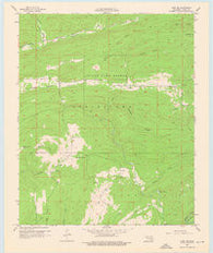 Lane NW Oklahoma Historical topographic map, 1:24000 scale, 7.5 X 7.5 Minute, Year 1957