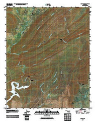 Lane NE Oklahoma Historical topographic map, 1:24000 scale, 7.5 X 7.5 Minute, Year 2010