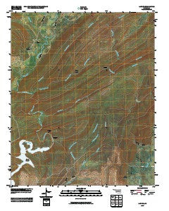 Lane NE Oklahoma Historical topographic map, 1:24000 scale, 7.5 X 7.5 Minute, Year 2010