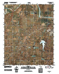 Langston Oklahoma Historical topographic map, 1:24000 scale, 7.5 X 7.5 Minute, Year 2010