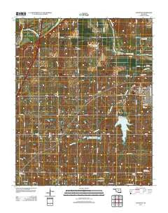 Langston Oklahoma Historical topographic map, 1:24000 scale, 7.5 X 7.5 Minute, Year 2013