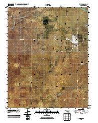 Laverne Oklahoma Historical topographic map, 1:24000 scale, 7.5 X 7.5 Minute, Year 2010