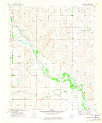 Laverne NE Oklahoma Historical topographic map, 1:24000 scale, 7.5 X 7.5 Minute, Year 1971