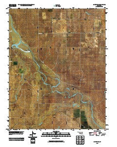 Laverne NE Oklahoma Historical topographic map, 1:24000 scale, 7.5 X 7.5 Minute, Year 2010