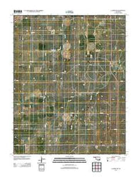 Laverne SW Oklahoma Historical topographic map, 1:24000 scale, 7.5 X 7.5 Minute, Year 2012