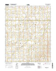 Laverne SW Oklahoma Current topographic map, 1:24000 scale, 7.5 X 7.5 Minute, Year 2016