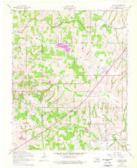Laverty Oklahoma Historical topographic map, 1:24000 scale, 7.5 X 7.5 Minute, Year 1956