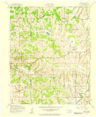 Laverty Oklahoma Historical topographic map, 1:24000 scale, 7.5 X 7.5 Minute, Year 1956