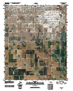 Lawton Oklahoma Historical topographic map, 1:24000 scale, 7.5 X 7.5 Minute, Year 2010