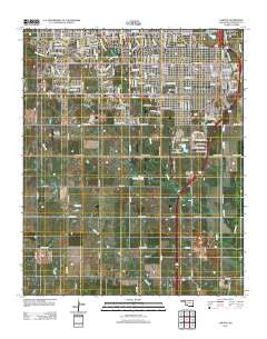 Lawton Oklahoma Historical topographic map, 1:24000 scale, 7.5 X 7.5 Minute, Year 2012
