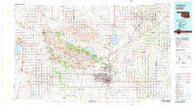 Lawton Oklahoma Historical topographic map, 1:100000 scale, 30 X 60 Minute, Year 1981