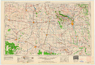 Lawton Oklahoma Historical topographic map, 1:250000 scale, 1 X 2 Degree, Year 1955