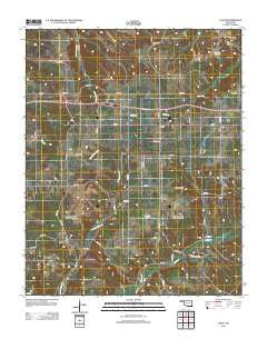 Leach Oklahoma Historical topographic map, 1:24000 scale, 7.5 X 7.5 Minute, Year 2012