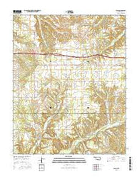 Leach Oklahoma Current topographic map, 1:24000 scale, 7.5 X 7.5 Minute, Year 2016