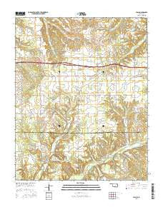 Leach Oklahoma Current topographic map, 1:24000 scale, 7.5 X 7.5 Minute, Year 2016