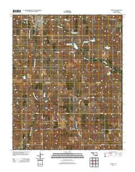 Leedey Oklahoma Historical topographic map, 1:24000 scale, 7.5 X 7.5 Minute, Year 2012