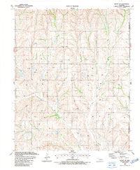 Leedey SW Oklahoma Historical topographic map, 1:24000 scale, 7.5 X 7.5 Minute, Year 1987