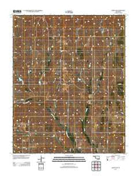 Leedey SW Oklahoma Historical topographic map, 1:24000 scale, 7.5 X 7.5 Minute, Year 2012