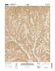 Leedey SW Oklahoma Current topographic map, 1:24000 scale, 7.5 X 7.5 Minute, Year 2016
