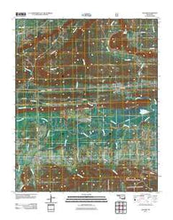 Leflore Oklahoma Historical topographic map, 1:24000 scale, 7.5 X 7.5 Minute, Year 2011