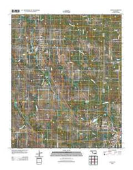Lehigh Oklahoma Historical topographic map, 1:24000 scale, 7.5 X 7.5 Minute, Year 2012