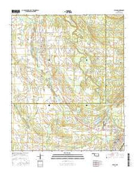 Lehigh Oklahoma Current topographic map, 1:24000 scale, 7.5 X 7.5 Minute, Year 2016