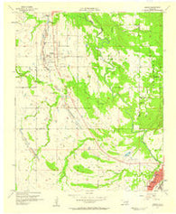 Lehigh Oklahoma Historical topographic map, 1:24000 scale, 7.5 X 7.5 Minute, Year 1957