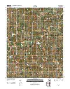 Lela Oklahoma Historical topographic map, 1:24000 scale, 7.5 X 7.5 Minute, Year 2012