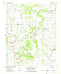 Lela Oklahoma Historical topographic map, 1:24000 scale, 7.5 X 7.5 Minute, Year 1978